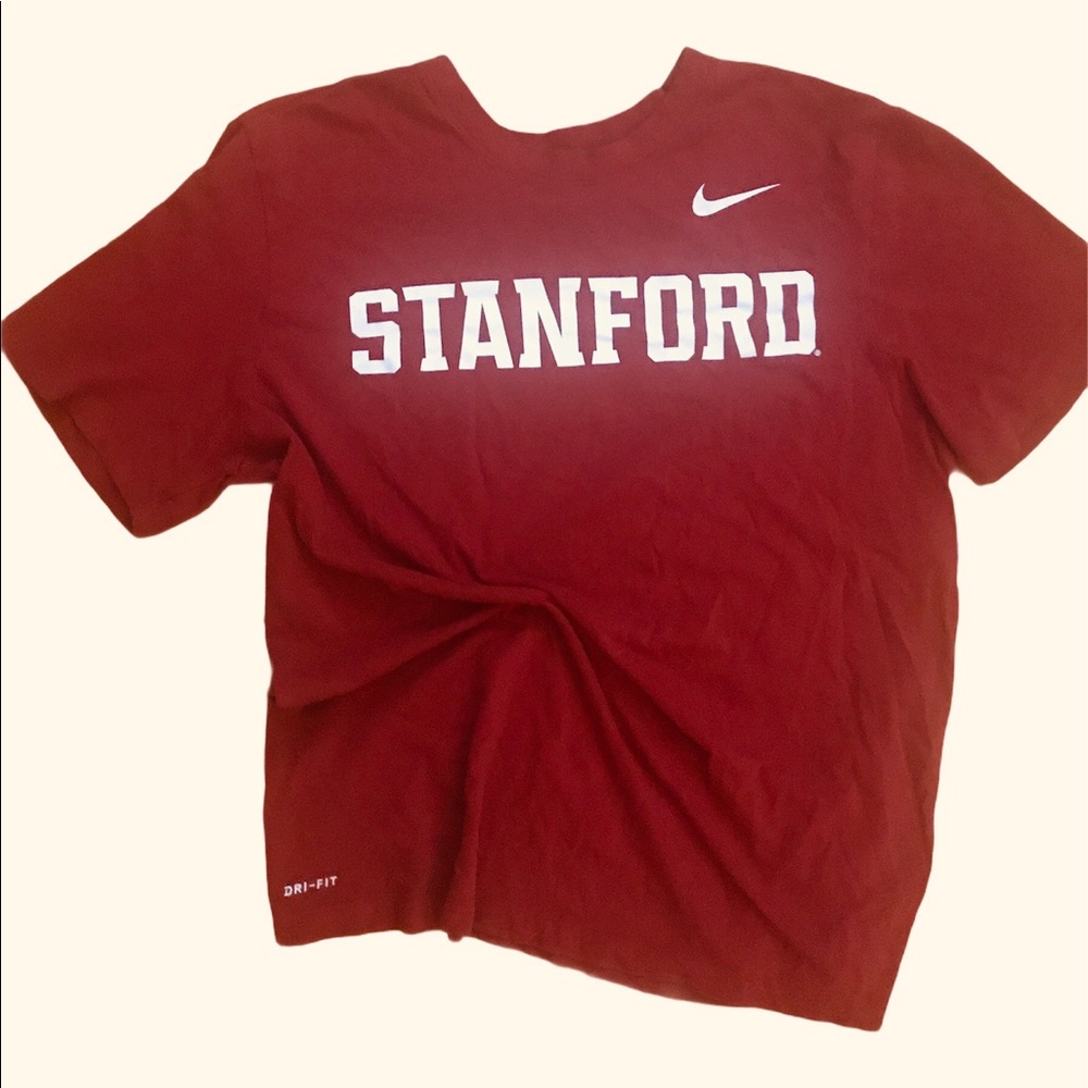 Men’s Nike Dry Fit Stanford Tee Size L Red